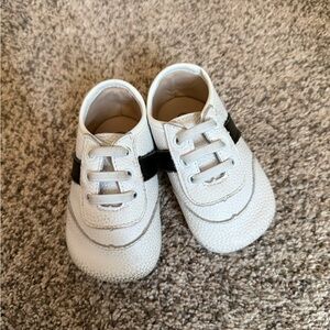 Little Love Bug Black and White Sneakers